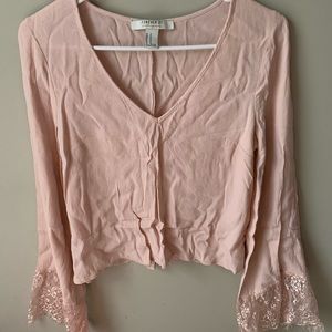 Blush pink blouse